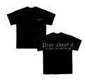 Pray About It Oversized Tee - Black